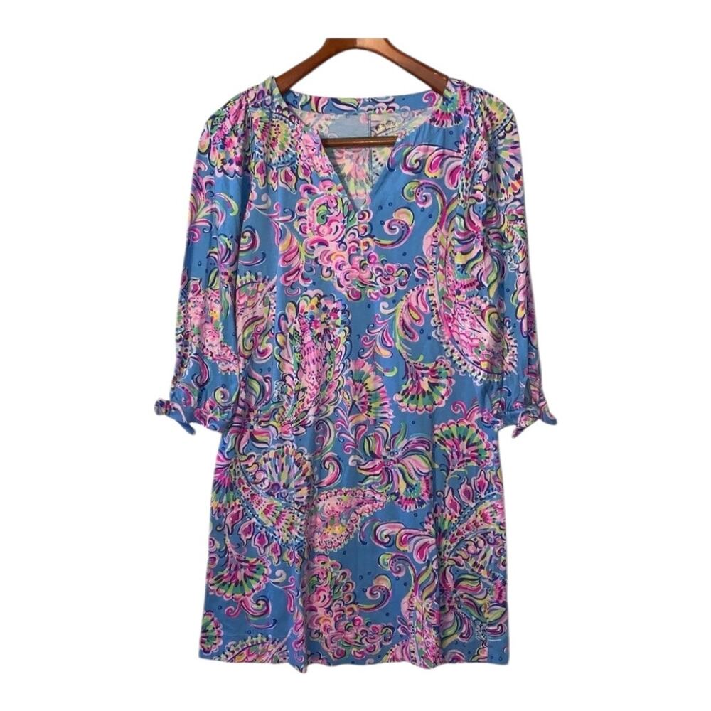 Lilly Pulitzer Cath Dress in the Mermaid Grotto print -